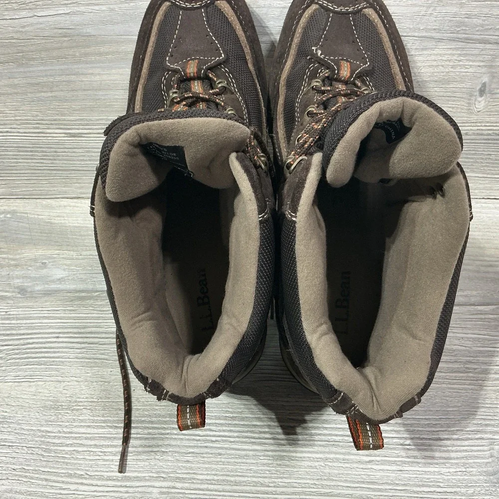 Men's Size 11.5 WIDE LL Bean Hiking Boots Tek 2.5 DRi-LEX Brown Outdoors Camping